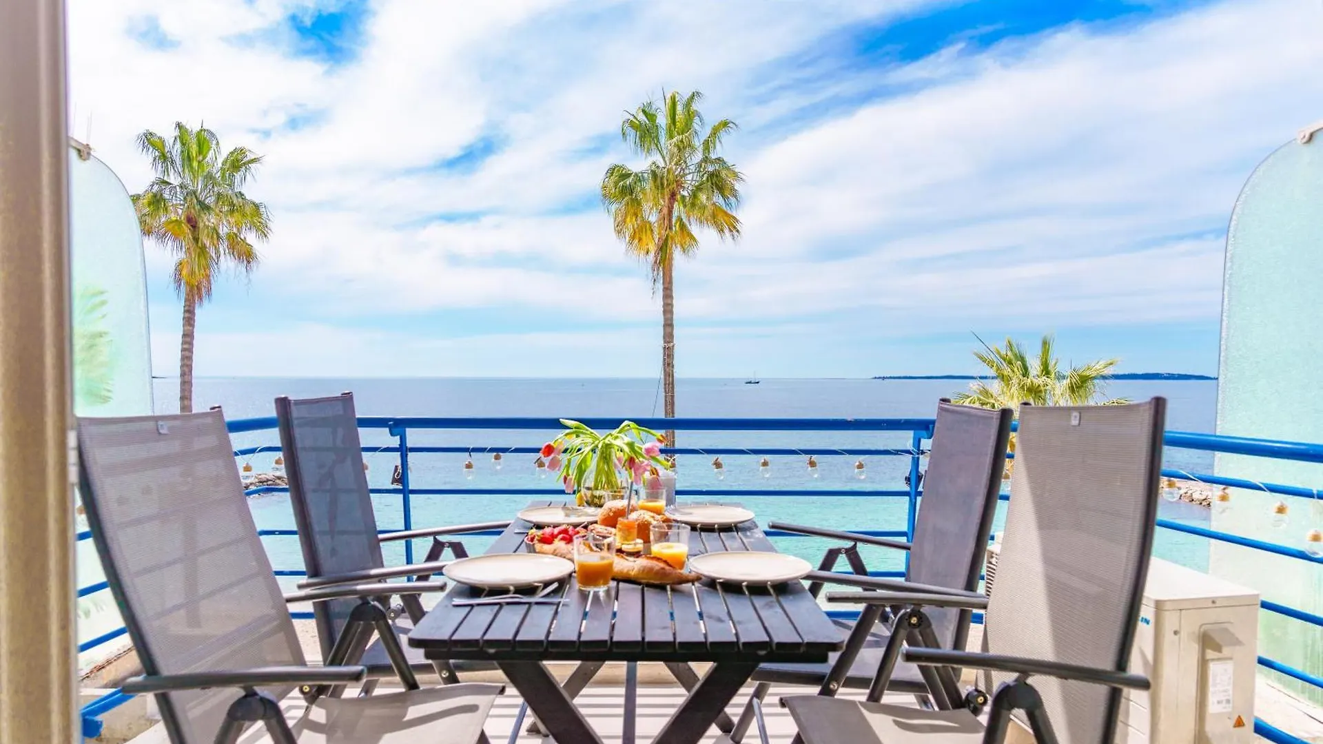 Studio Terrasse Vue Mer Idyllique Antibes