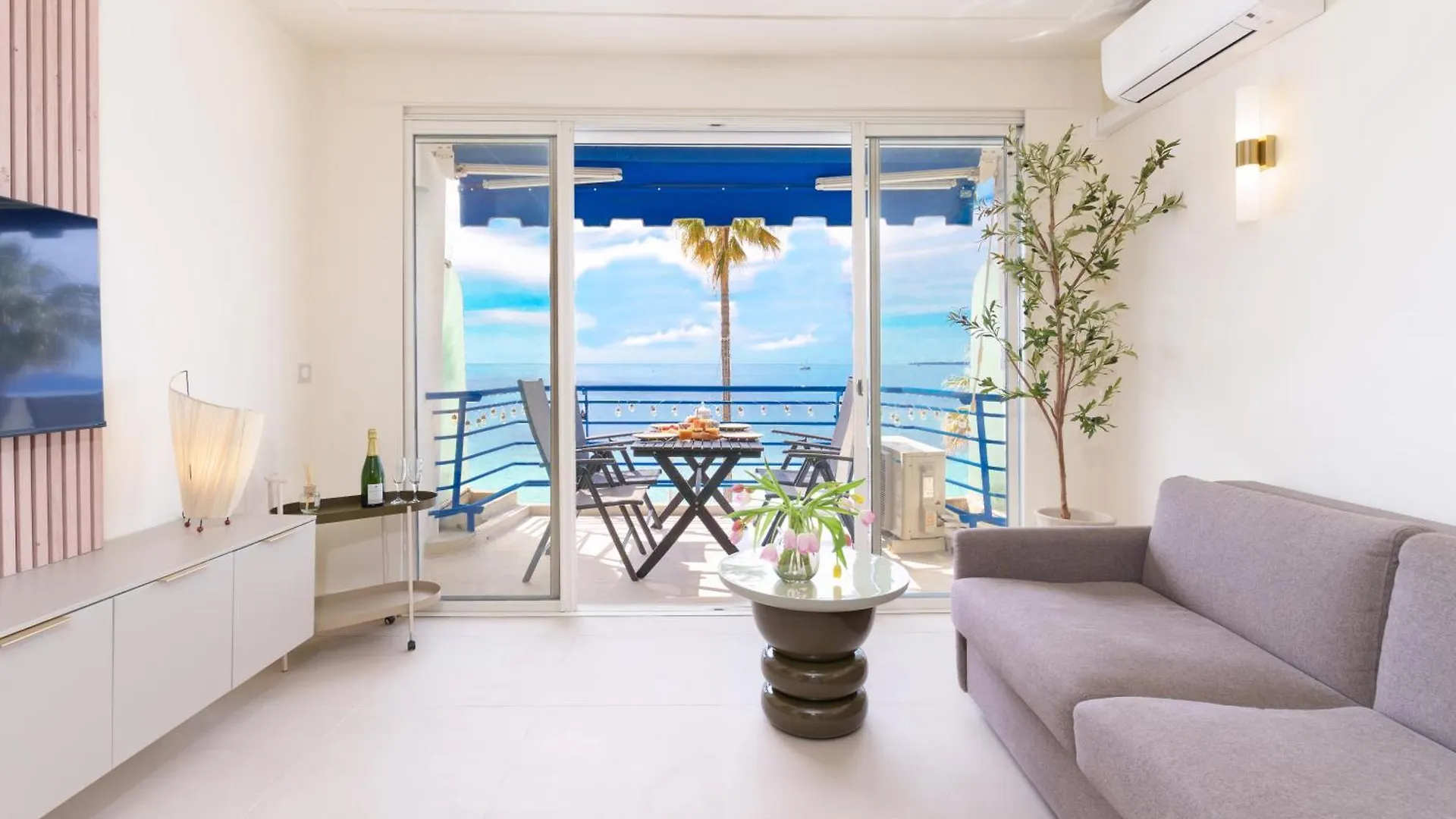 Studio Terrasse Vue Mer Idyllique Αντίμπ Διαμέρισμα